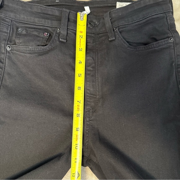 Rag and Bone Nina High Rise Skinny Ankle Jeans Size 28 Black Stretch casual - Picture 9 of 10